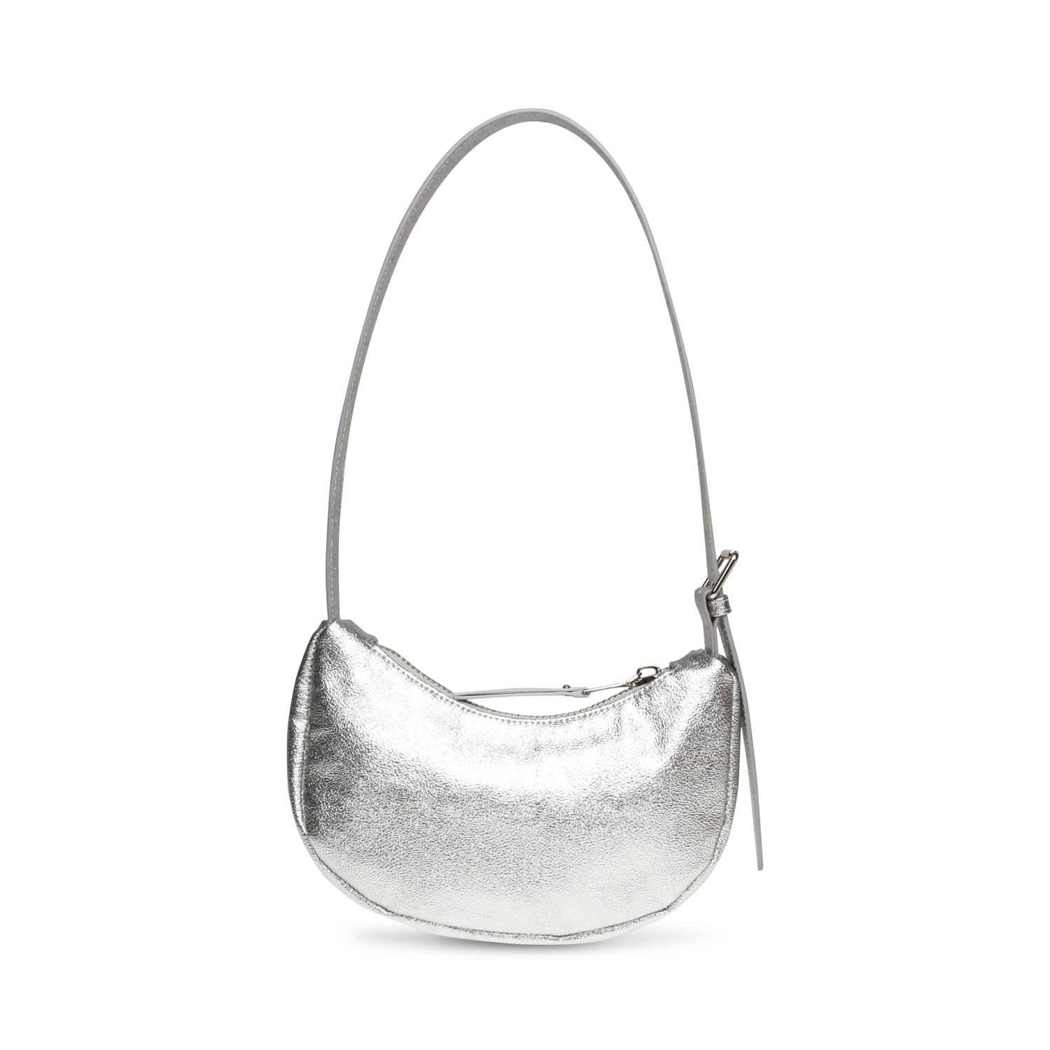 Steve Madden metallic schoudertas Bvesna zilverkleurig