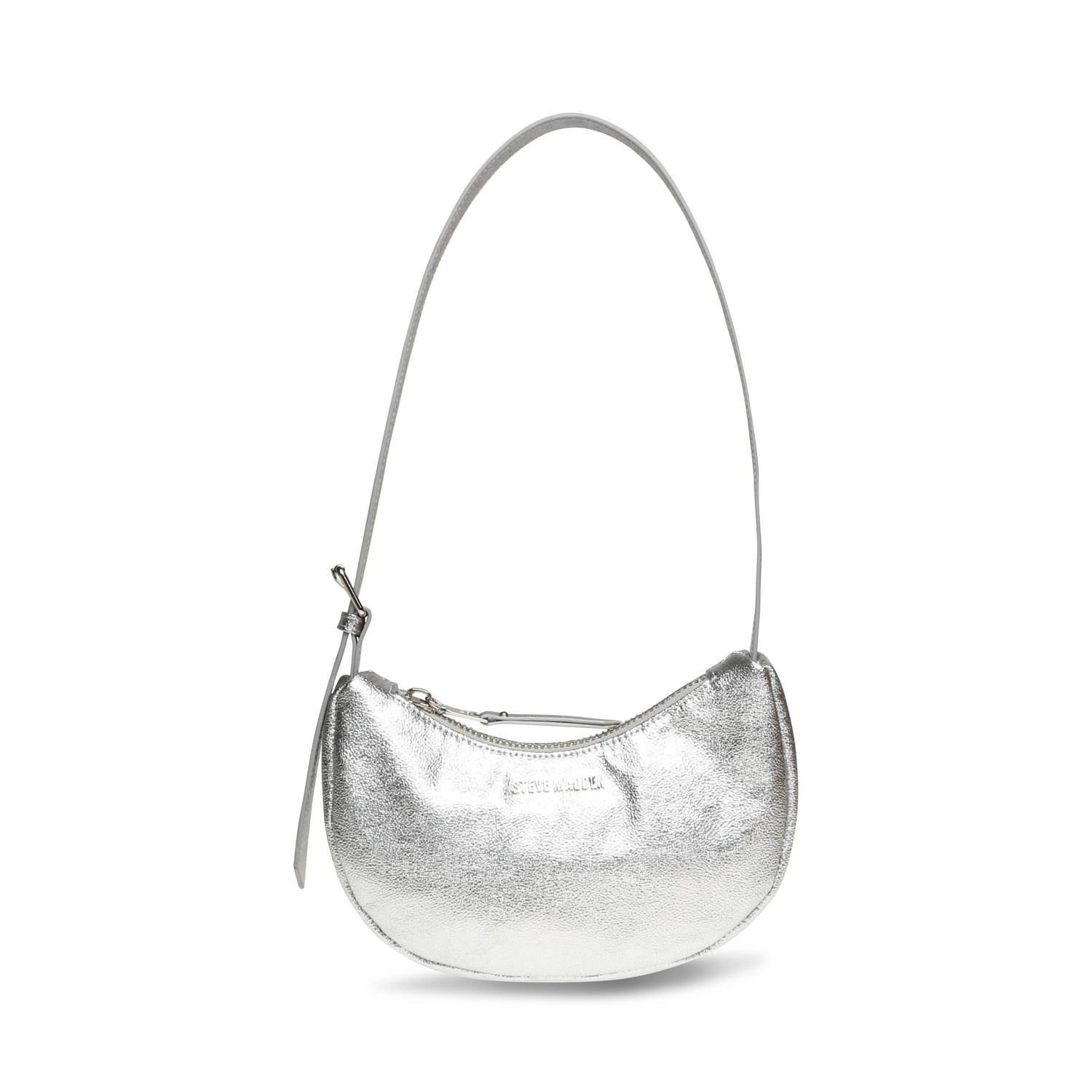 Steve Madden metallic schoudertas Bvesna zilverkleurig