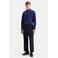 Seidensticker slim fit overhemd donkerblauw