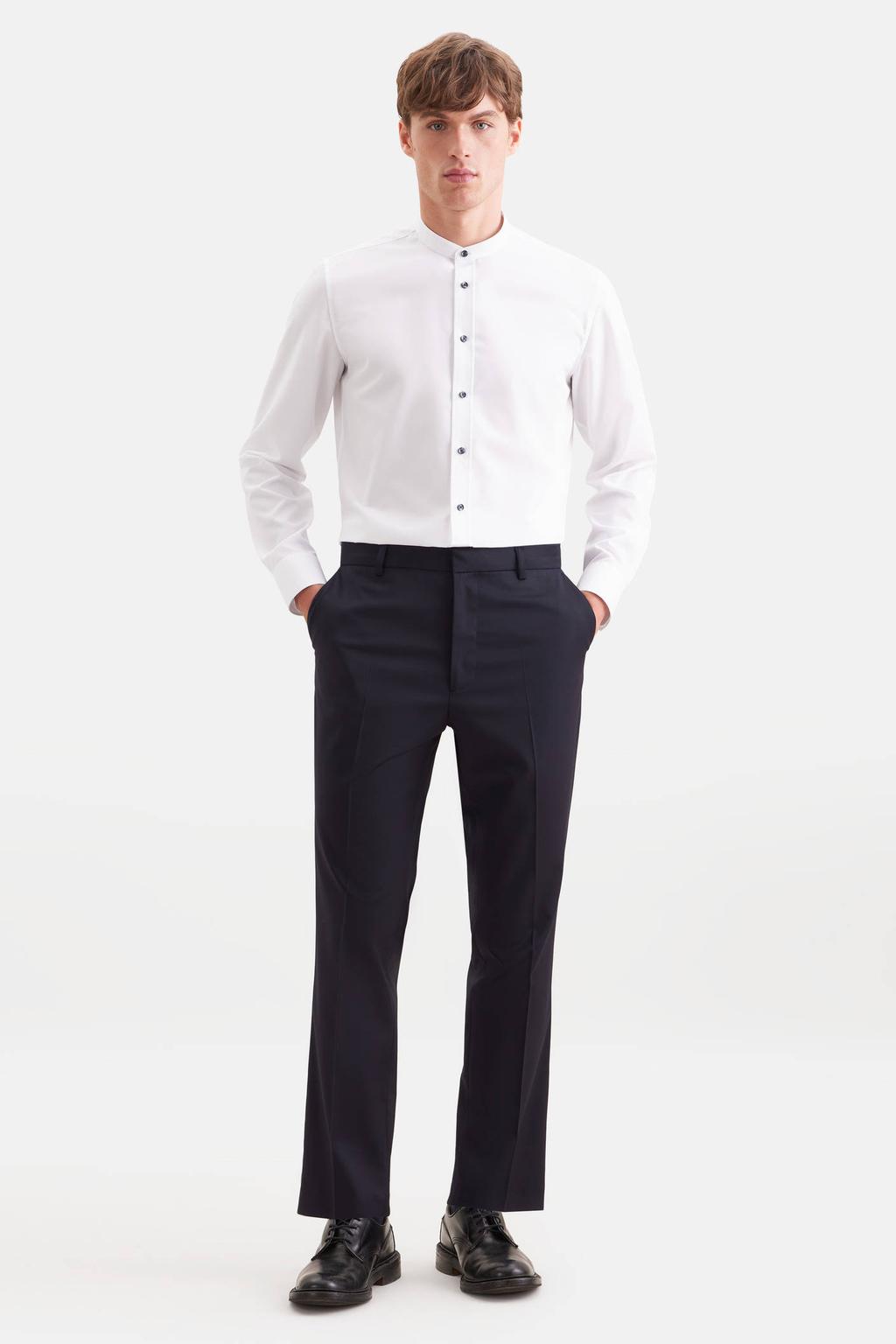 Seidensticker slim fit overhemd wit