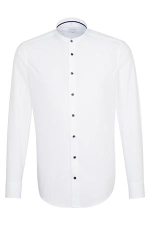 slim fit overhemd wit