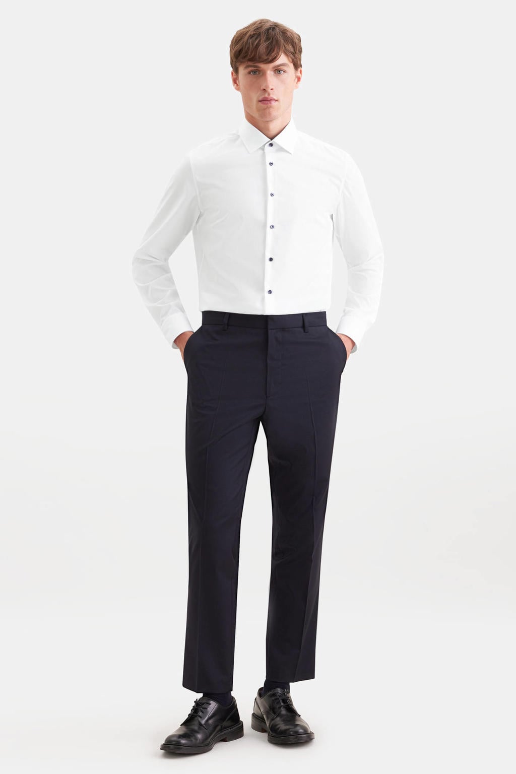 Seidensticker slim fit overhemd wit
