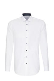 thumbnail: Seidensticker slim fit overhemd wit