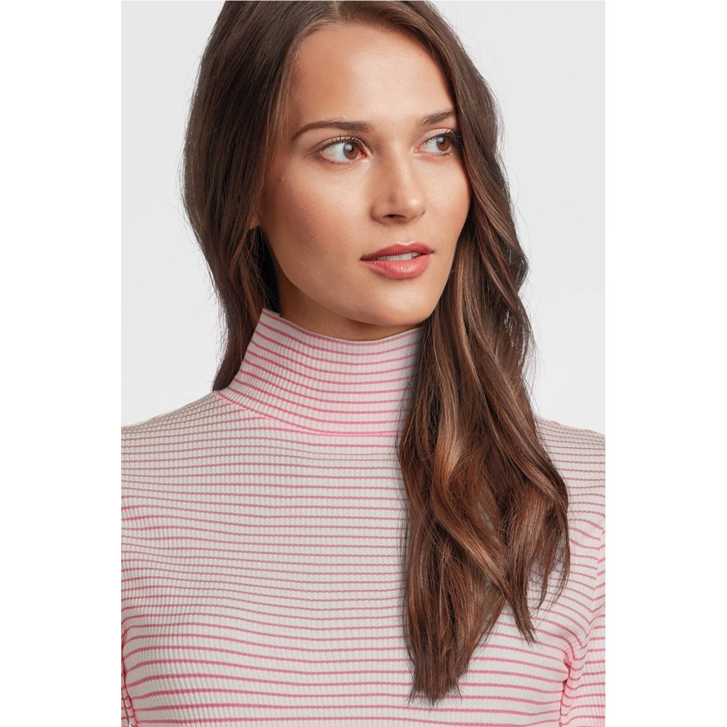 Circle of Trust gestreepte top Kaia roze crème