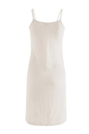 thumbnail: Witte dames Shoeby bodycon jurk van katoen met effen en ronde hals