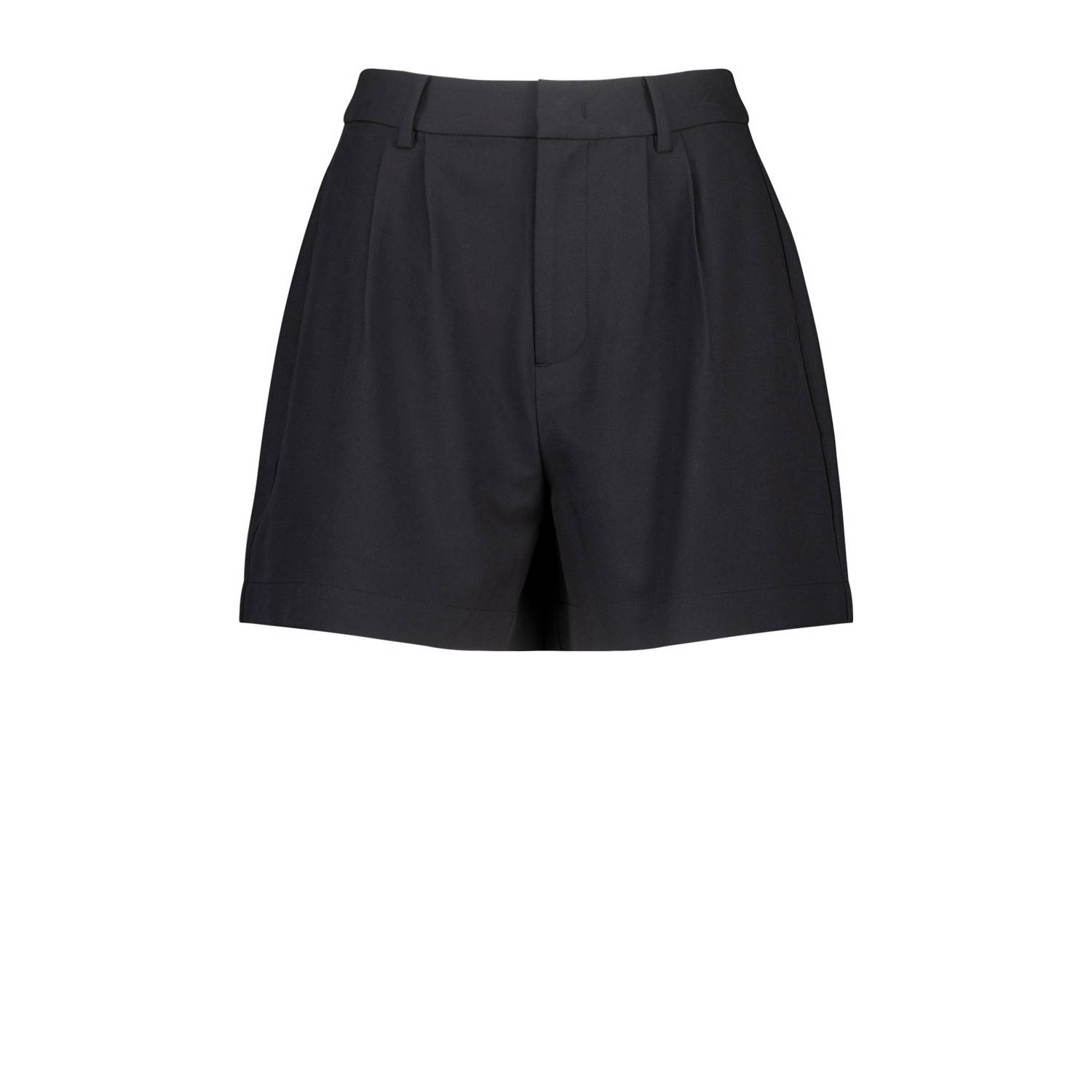America Today high waist loose fit short zwart