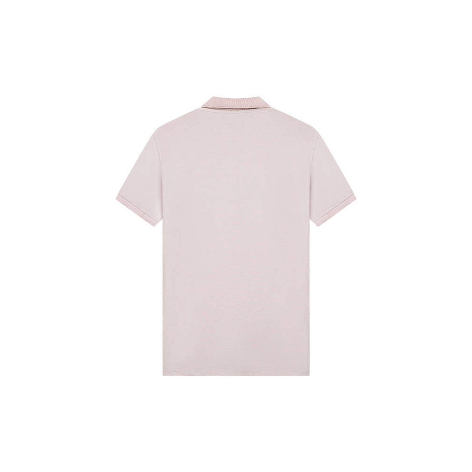 Malelions polo met logo taupe