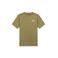 Malelions T-shirt met backprint army/orange