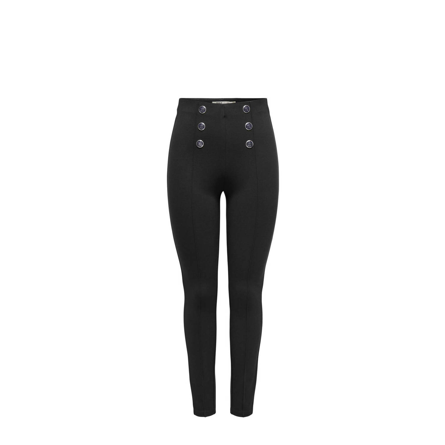 ONLY high waist skinny legging zwart