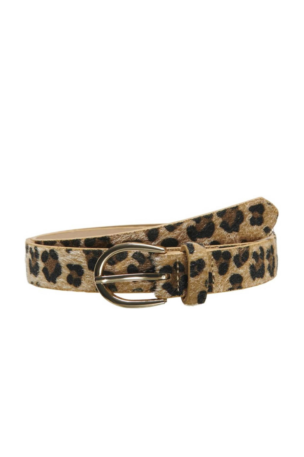 ONLY riem ONLROMY met panterprint bruin