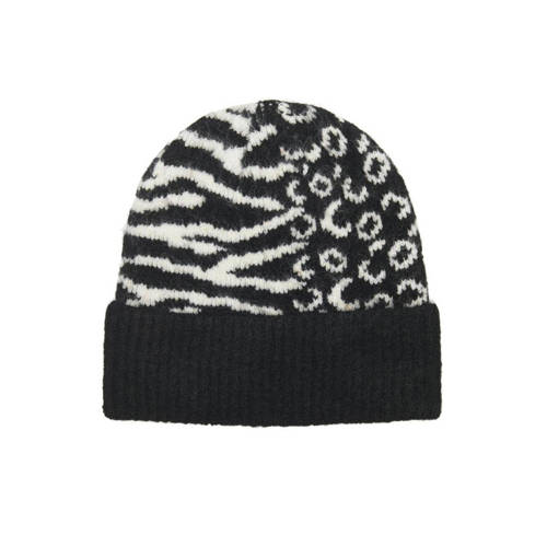 ONLY muts ONLTRINE met dierenprint zwart afbeelding