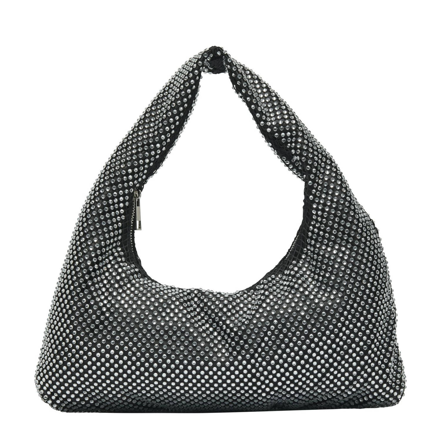 ONLY schoudertas ONLVIOLET met strass zwart