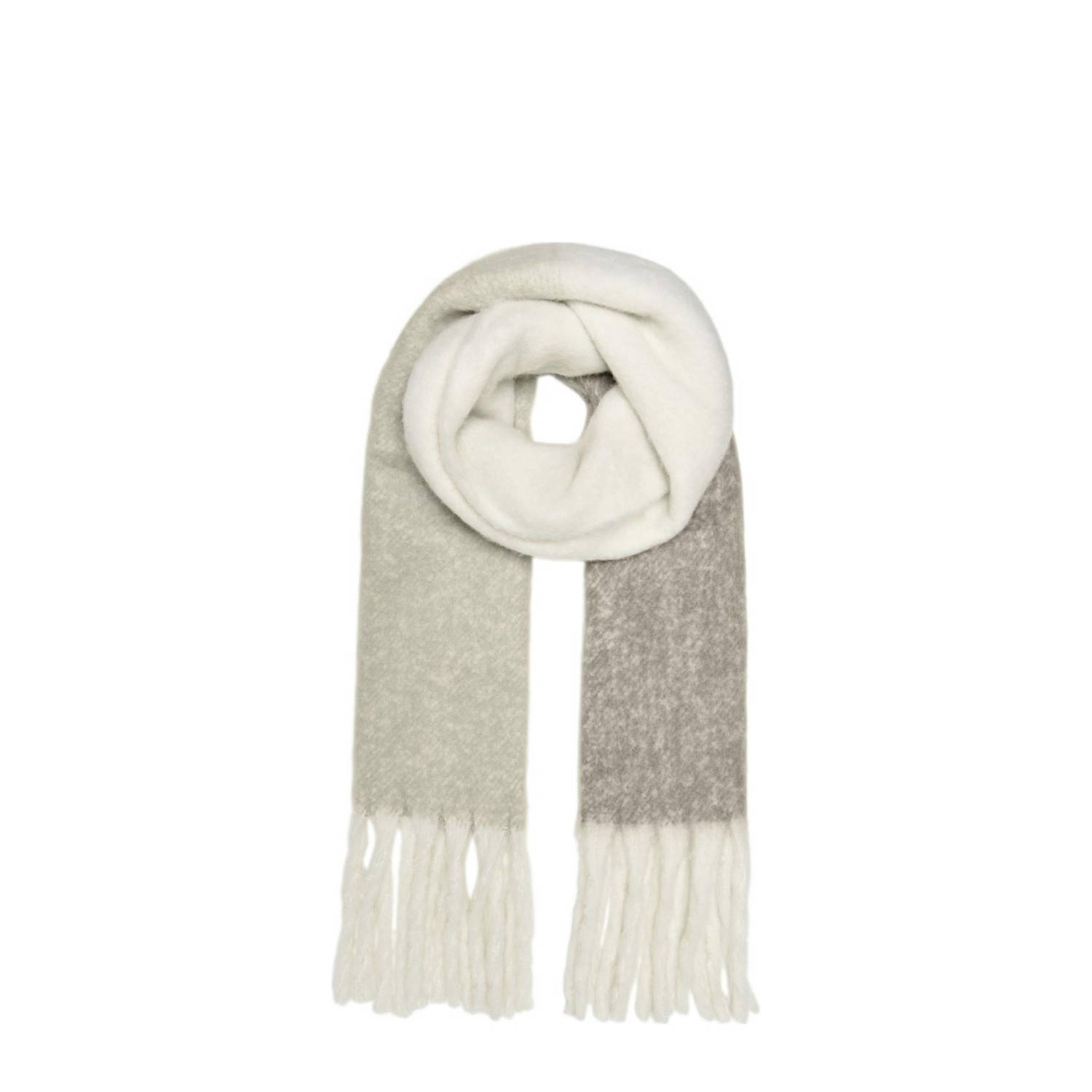 Only Gebreide sjaal ONLBONNIE LIFE LONG FRINGED SCARF CC