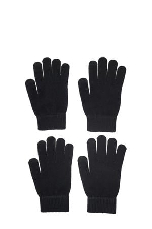 handschoenen ONLMAGIC - zwart (set van 2)