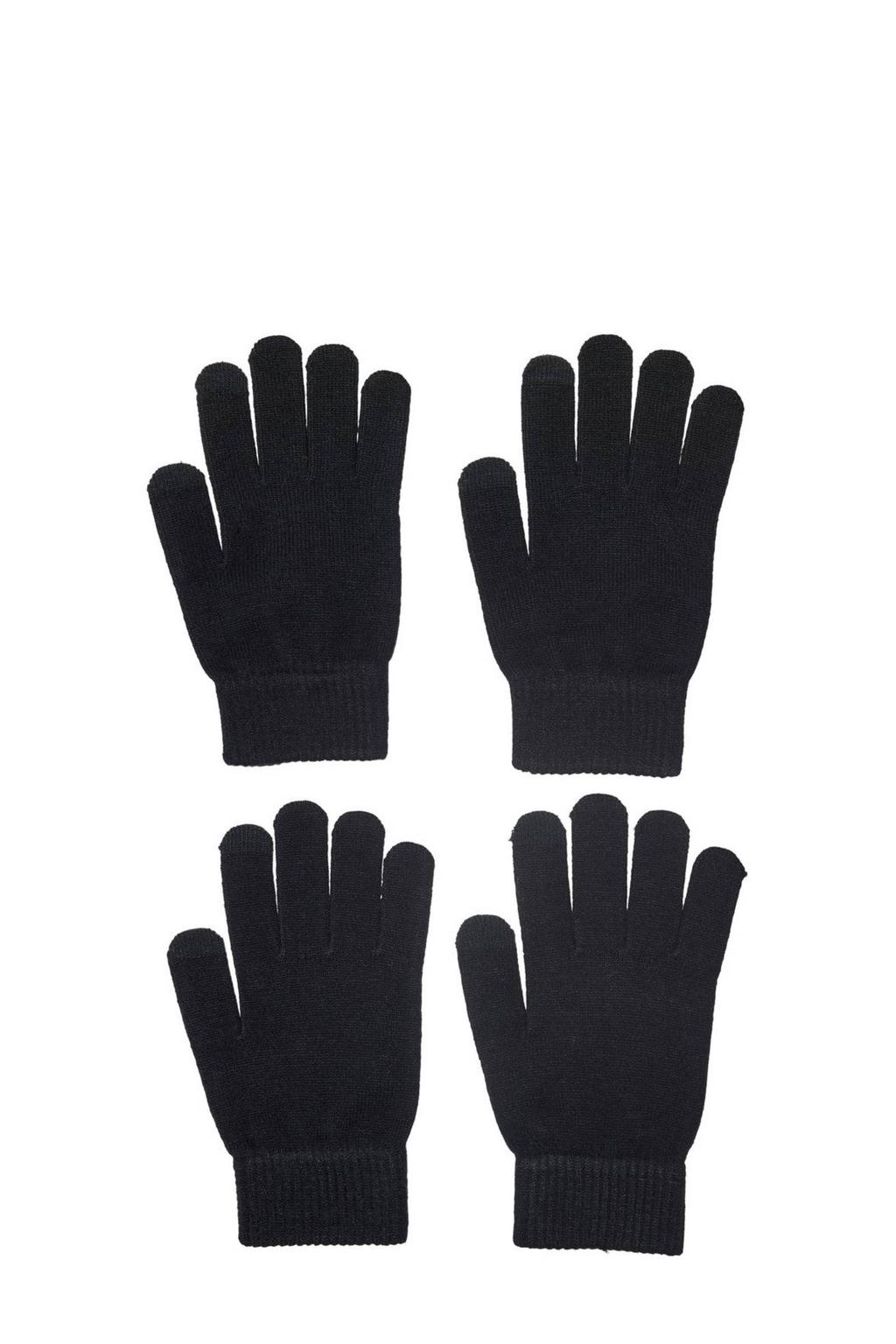 ONLY handschoenen ONLMAGIC - zwart (set van 2)