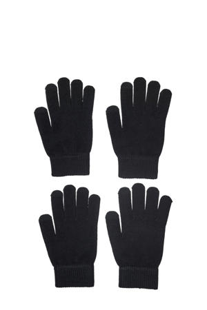 handschoenen ONLMAGIC - zwart (set van 2)