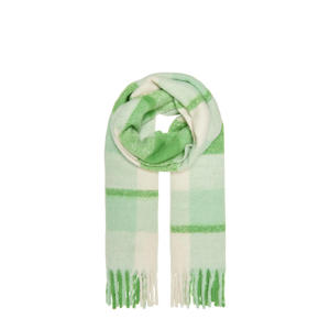 geruite sjaal ONLDANNA groen/ecru