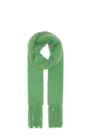 sjaal ONLROSEANNA met franjes groen