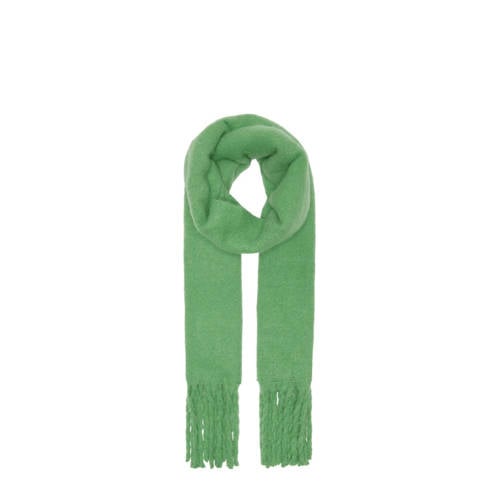 ONLY sjaal ONLROSEANNA met franjes groen afbeelding