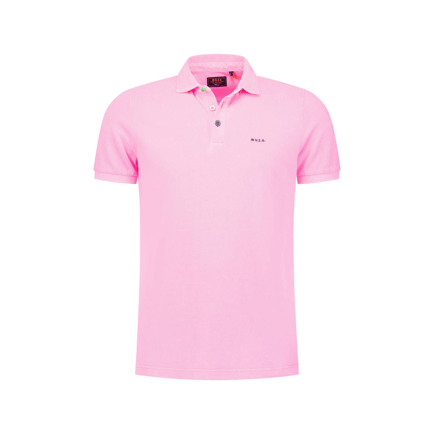 New Zealand Auckland polo met logo bright pink