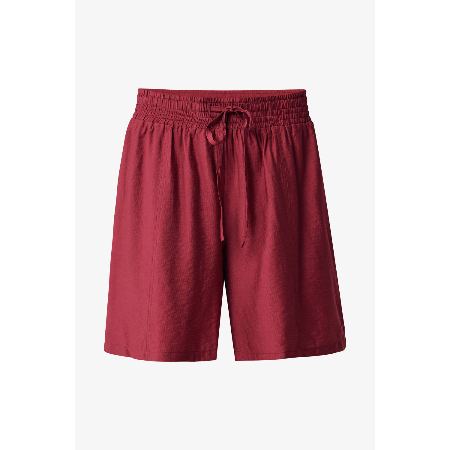 Mexx loose fit short donkerrood