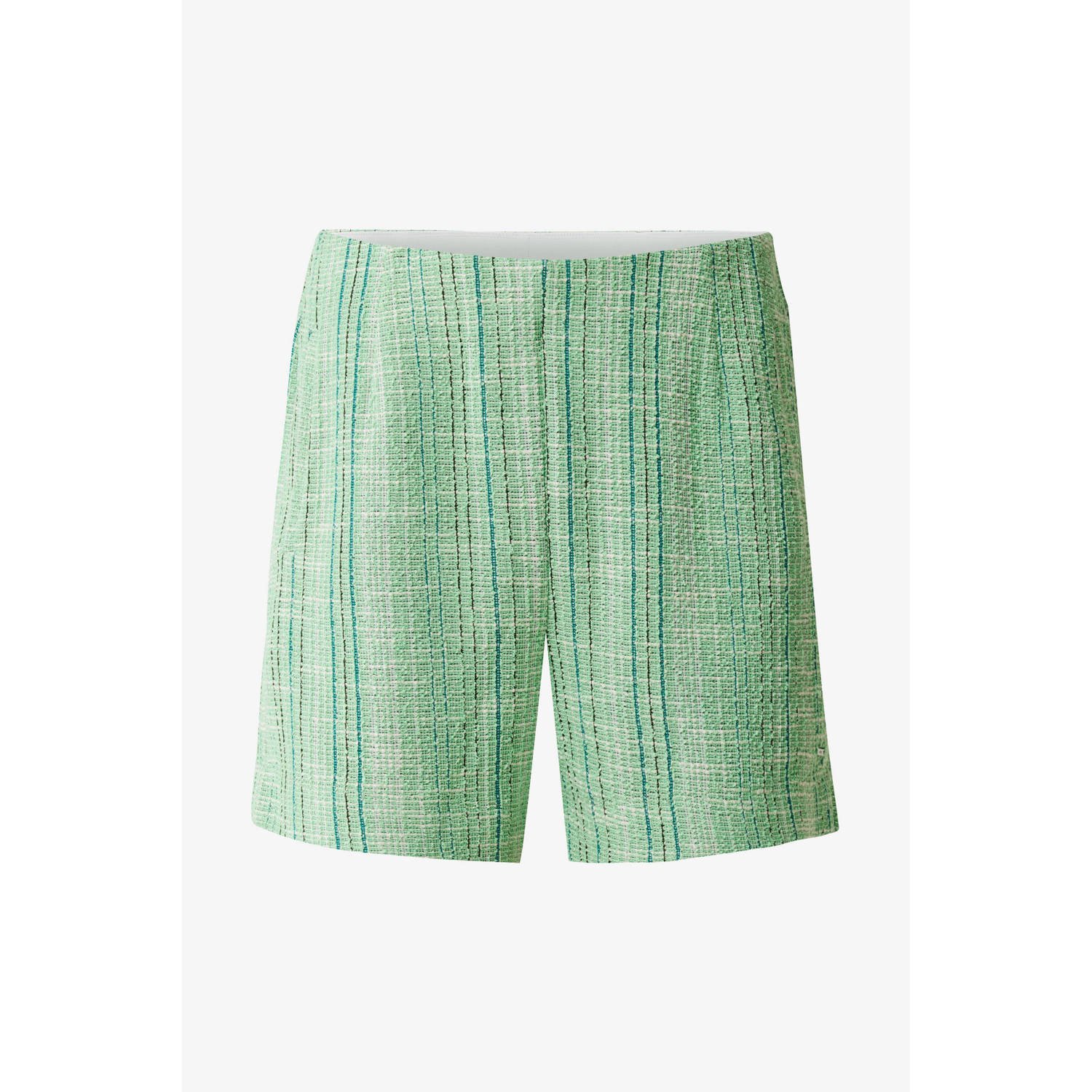 Mexx loose fit short met all over print mintgroen