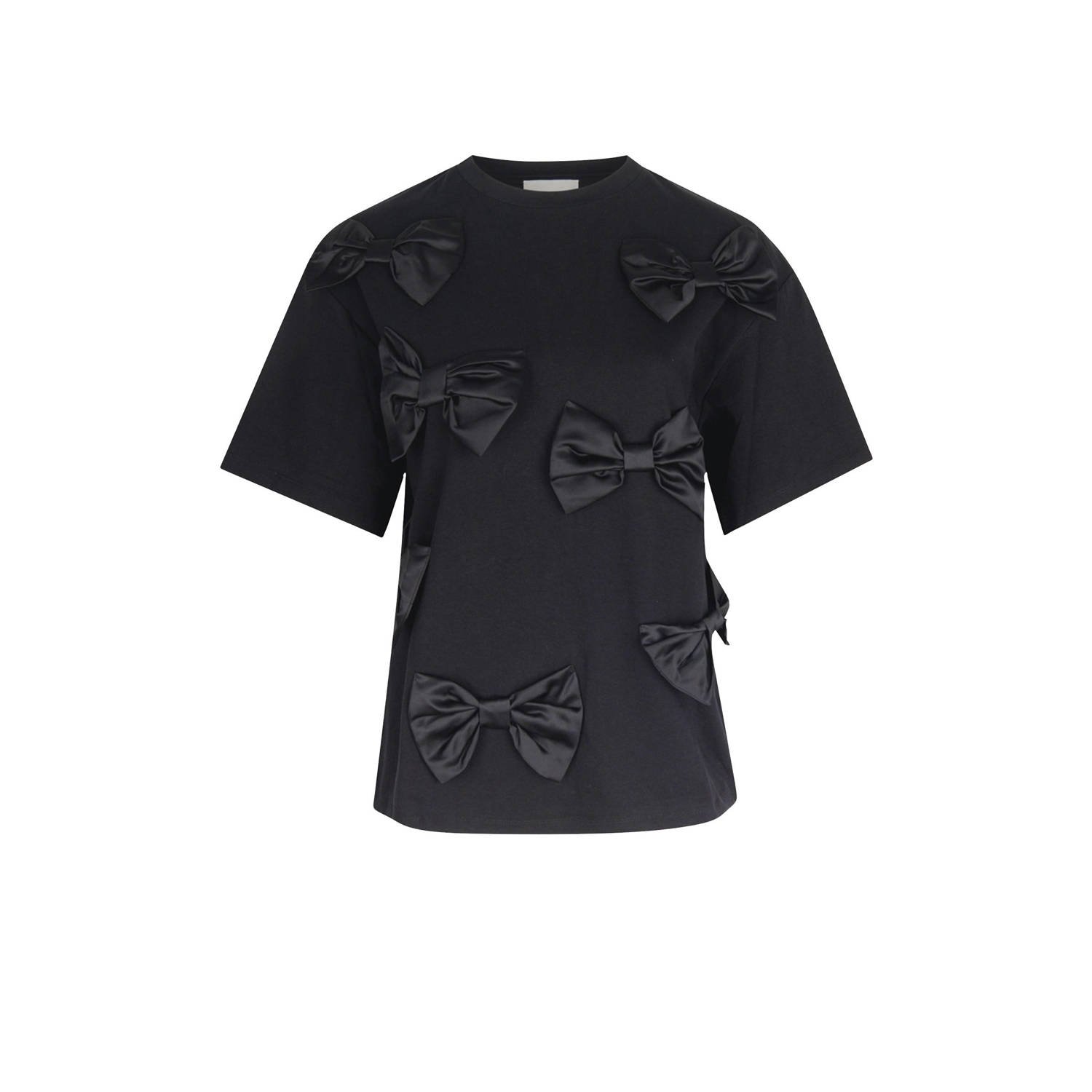 Shoeby T-shirt met 3D applicatie zwart