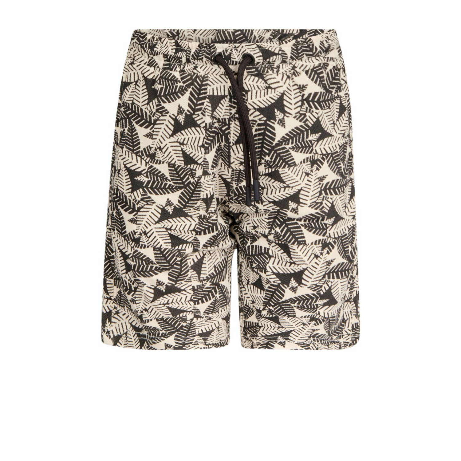 Shoeby casual short met all over print zwart wit