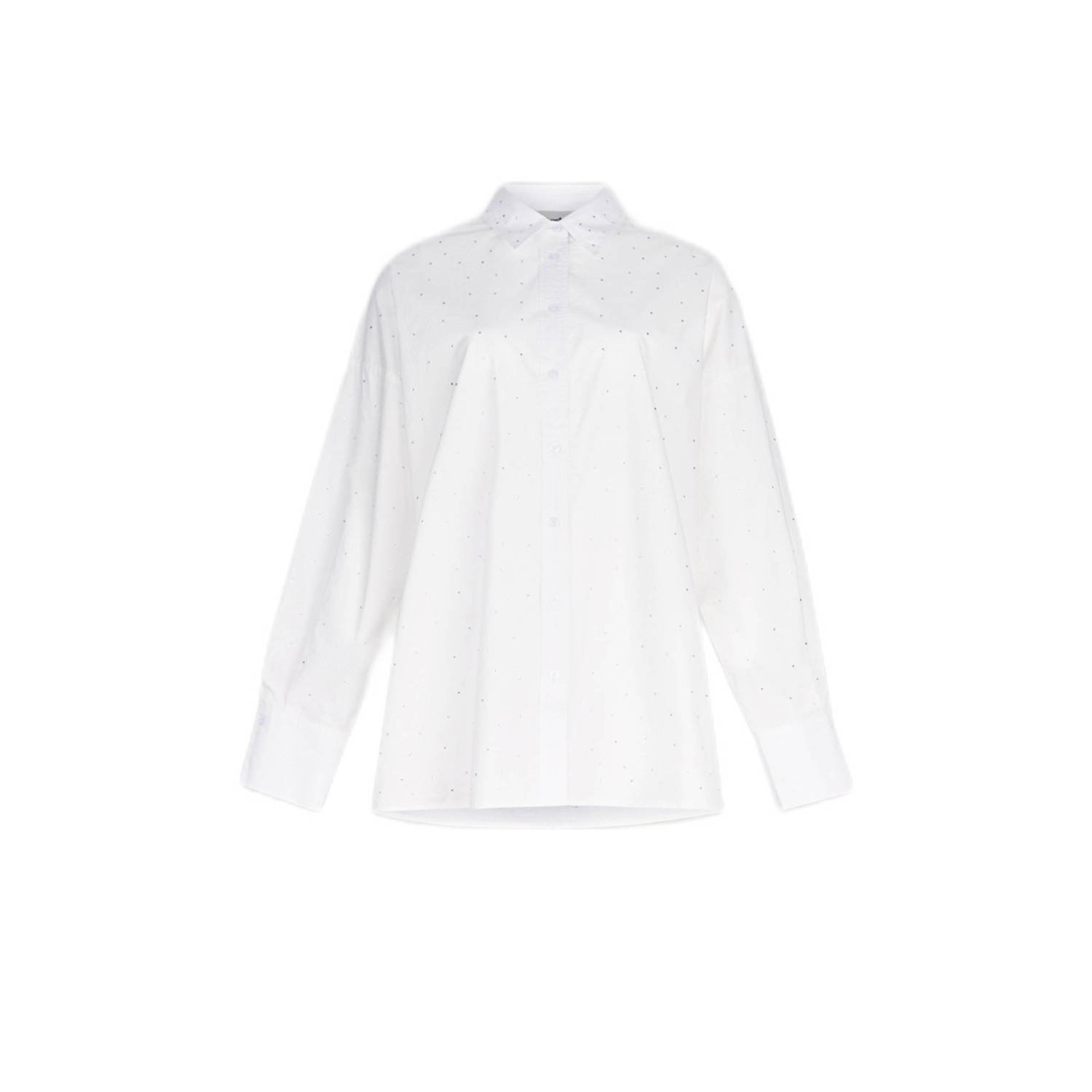 Shoeby blouse met glitters wit