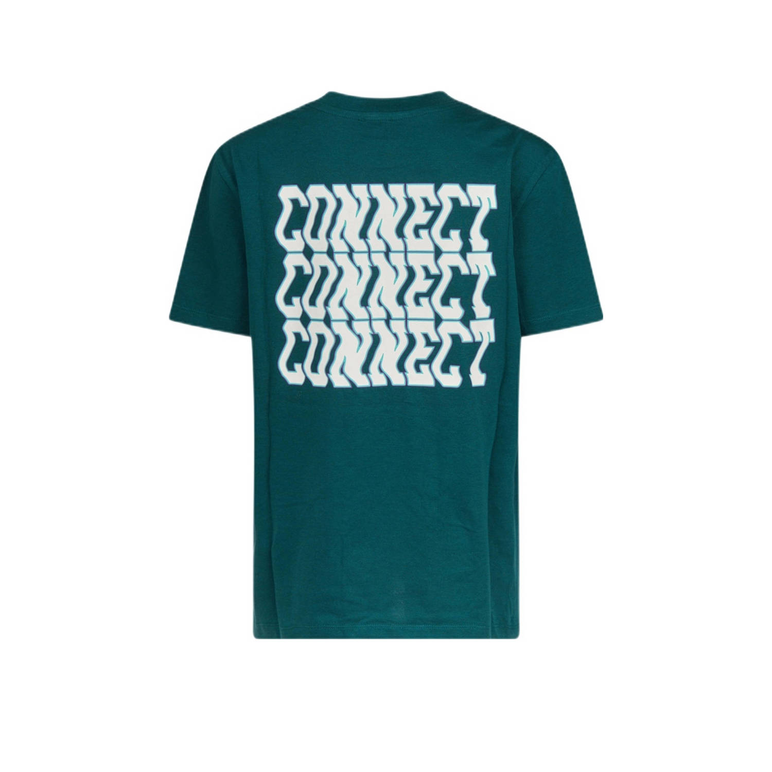 Shoeby T-shirt met backprint donkergroen