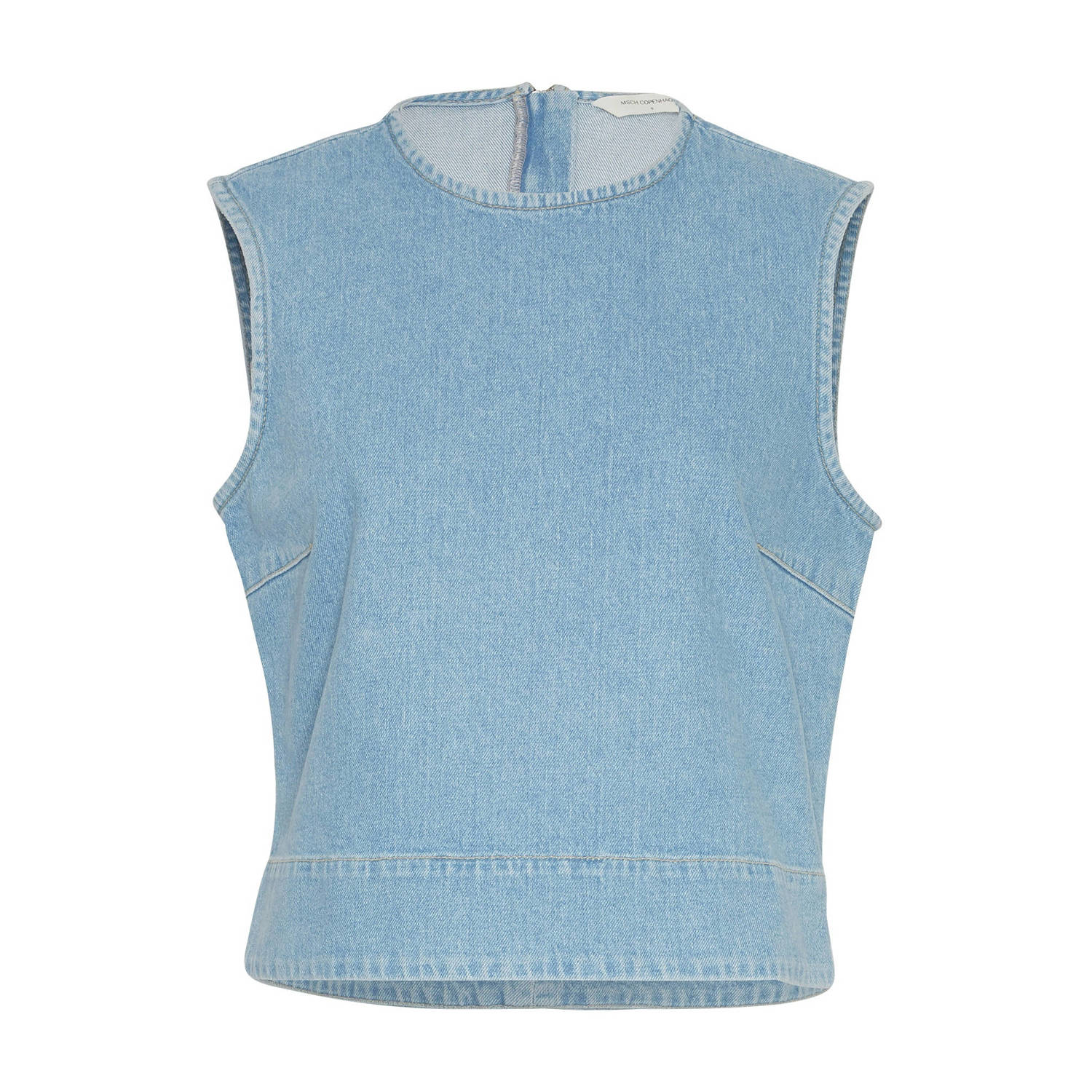 MSCH Copenhagen top light blue denim