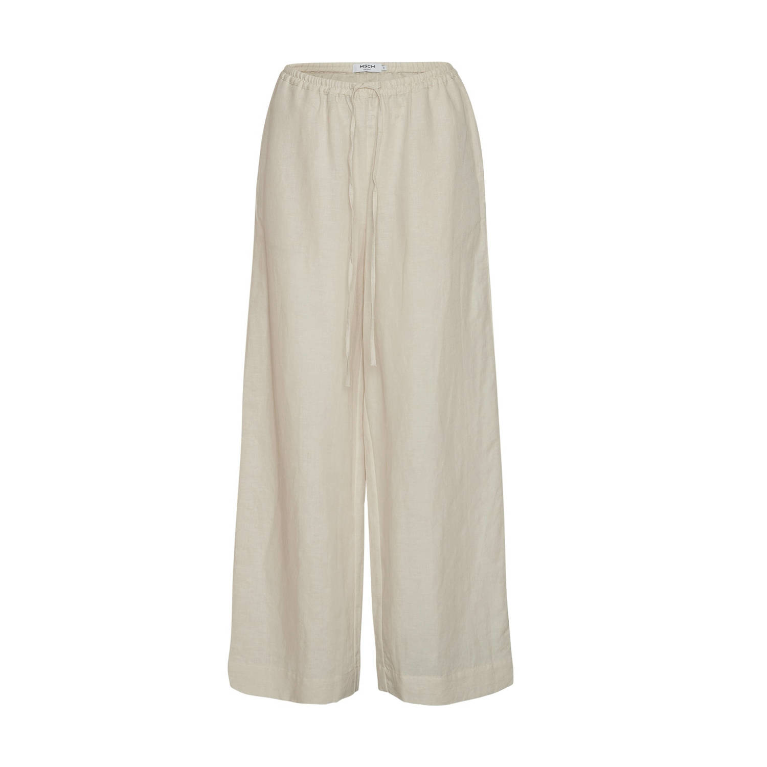 MSCH Copenhagen wide leg broek beige