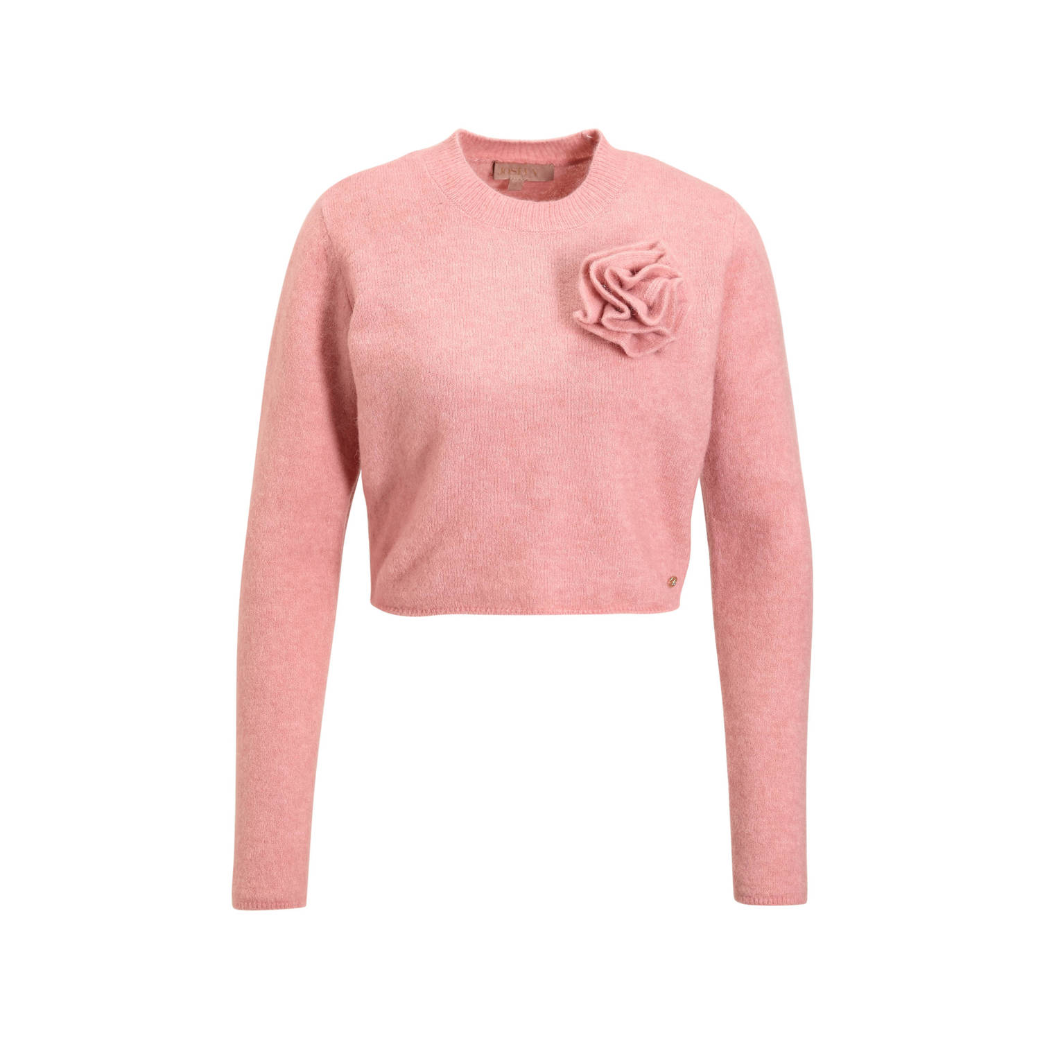 JOSH V DANA slim fit cropped sweater oudroze