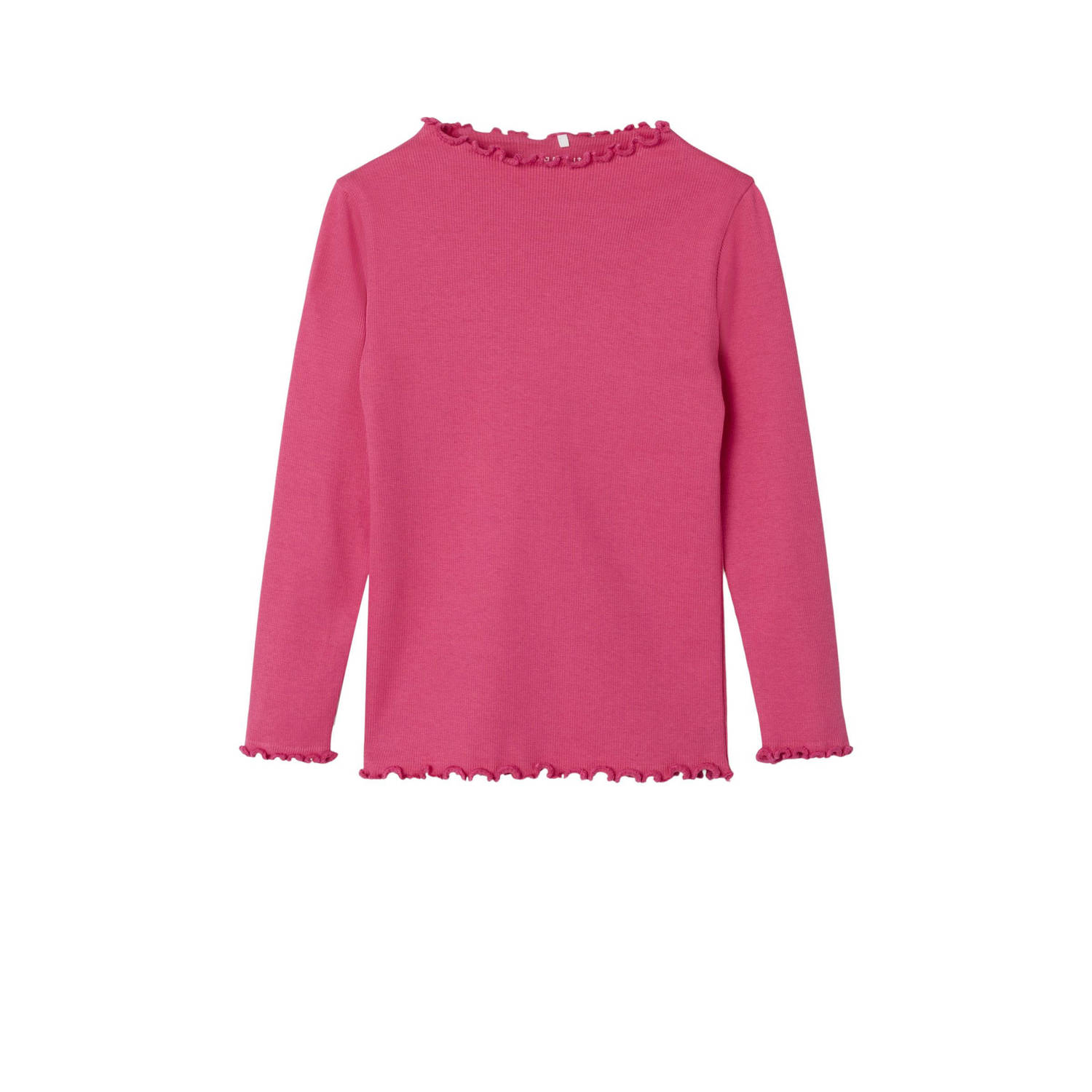 Name it MINI longsleeve NMFLARIANA met all over print fuchsia Roze Meisjes Stretchkatoen Ronde hals 122 128