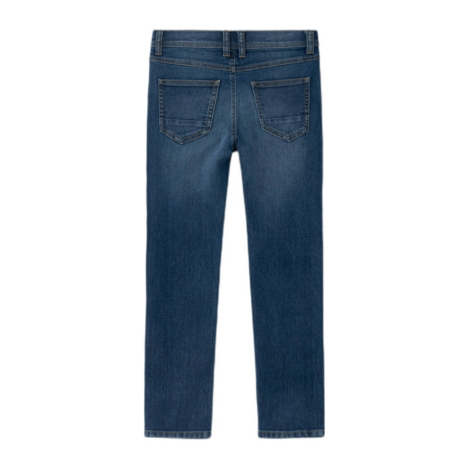 NAME IT KIDS slim fit jeans NMMSILAS dark blue denim