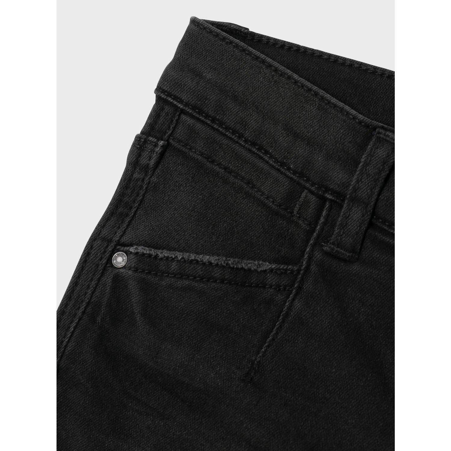 NAME IT KIDS bootcut skinny jeans NMFPOLLY black denim