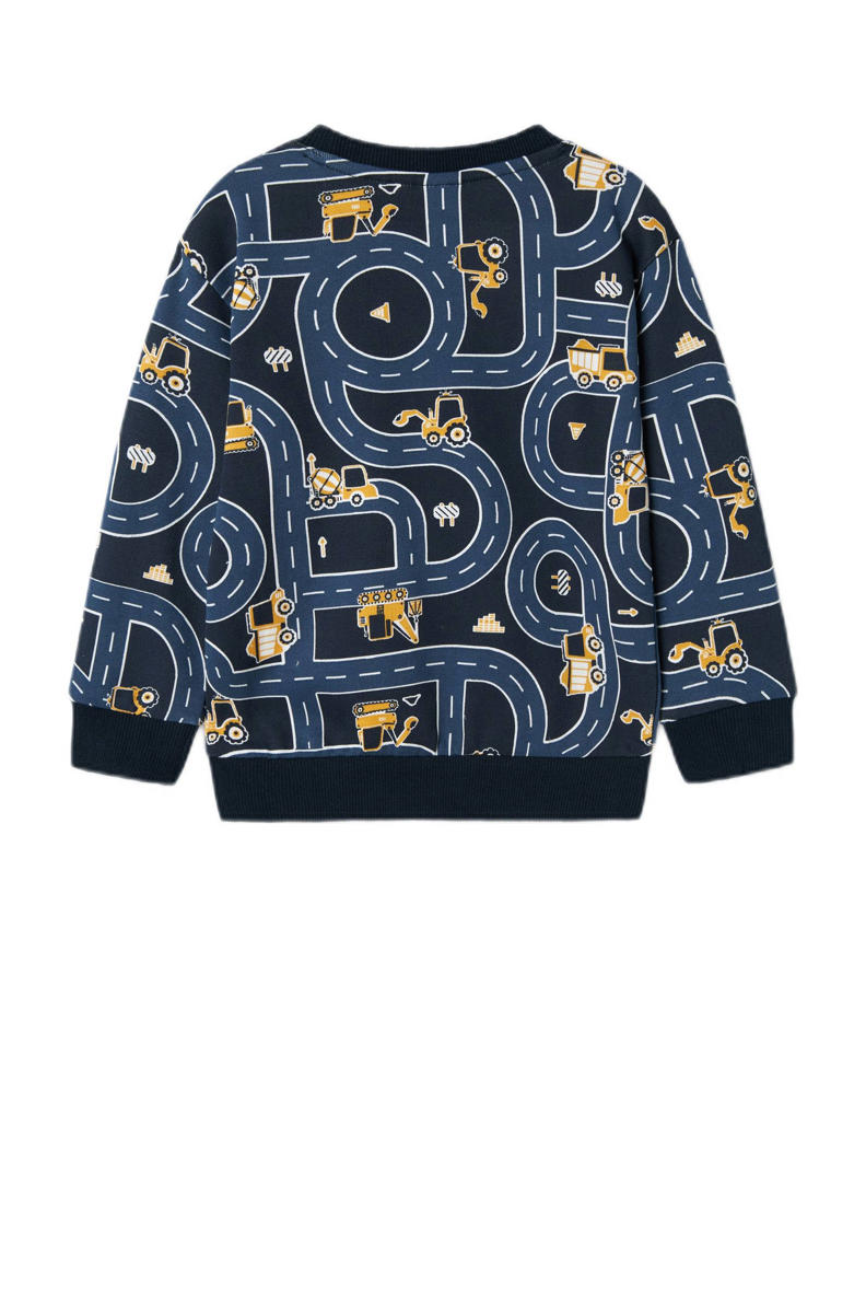 NAME IT Jungen Sweatshirt - Langarm Sweater Mit Print Für Kinder