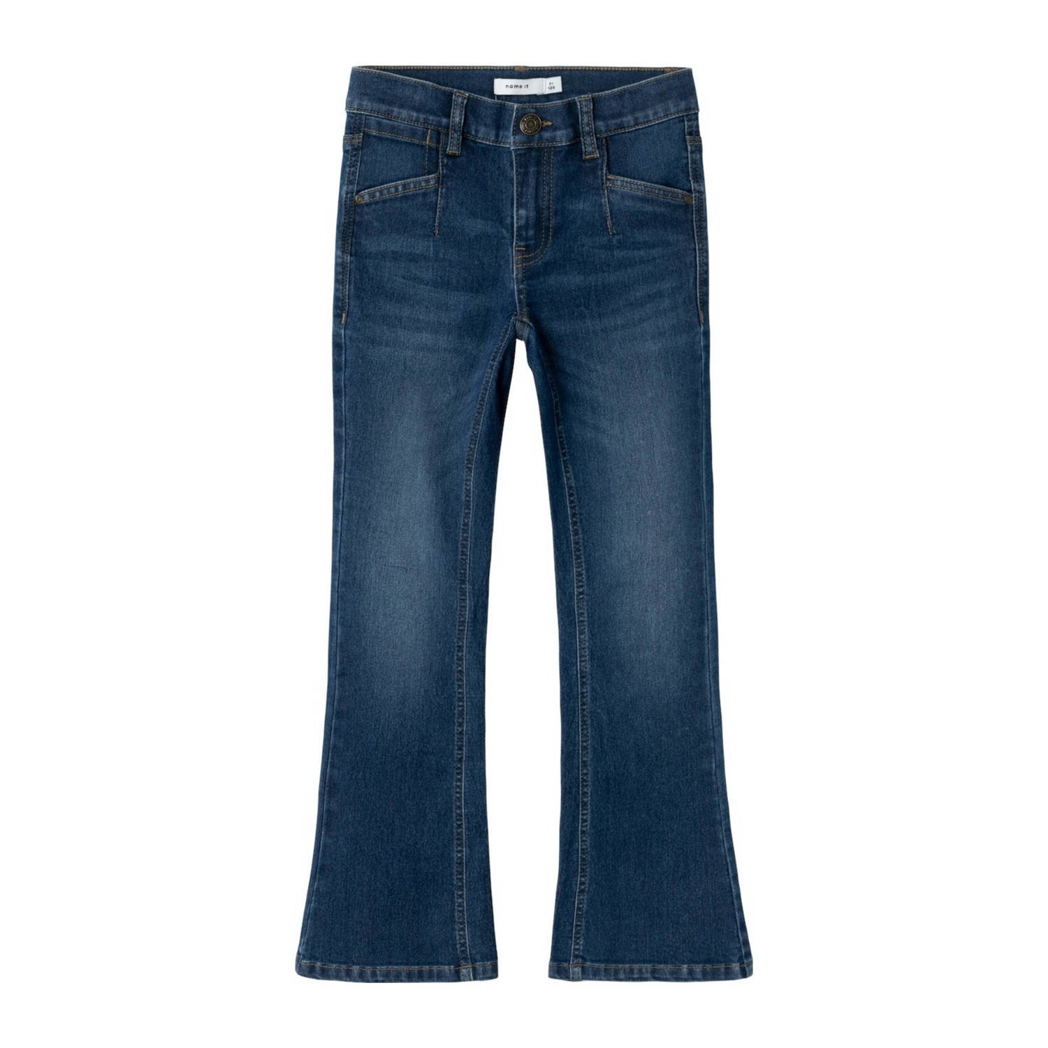 NAME IT KIDS bootcut jeans NMFPOLLY dark blue denim