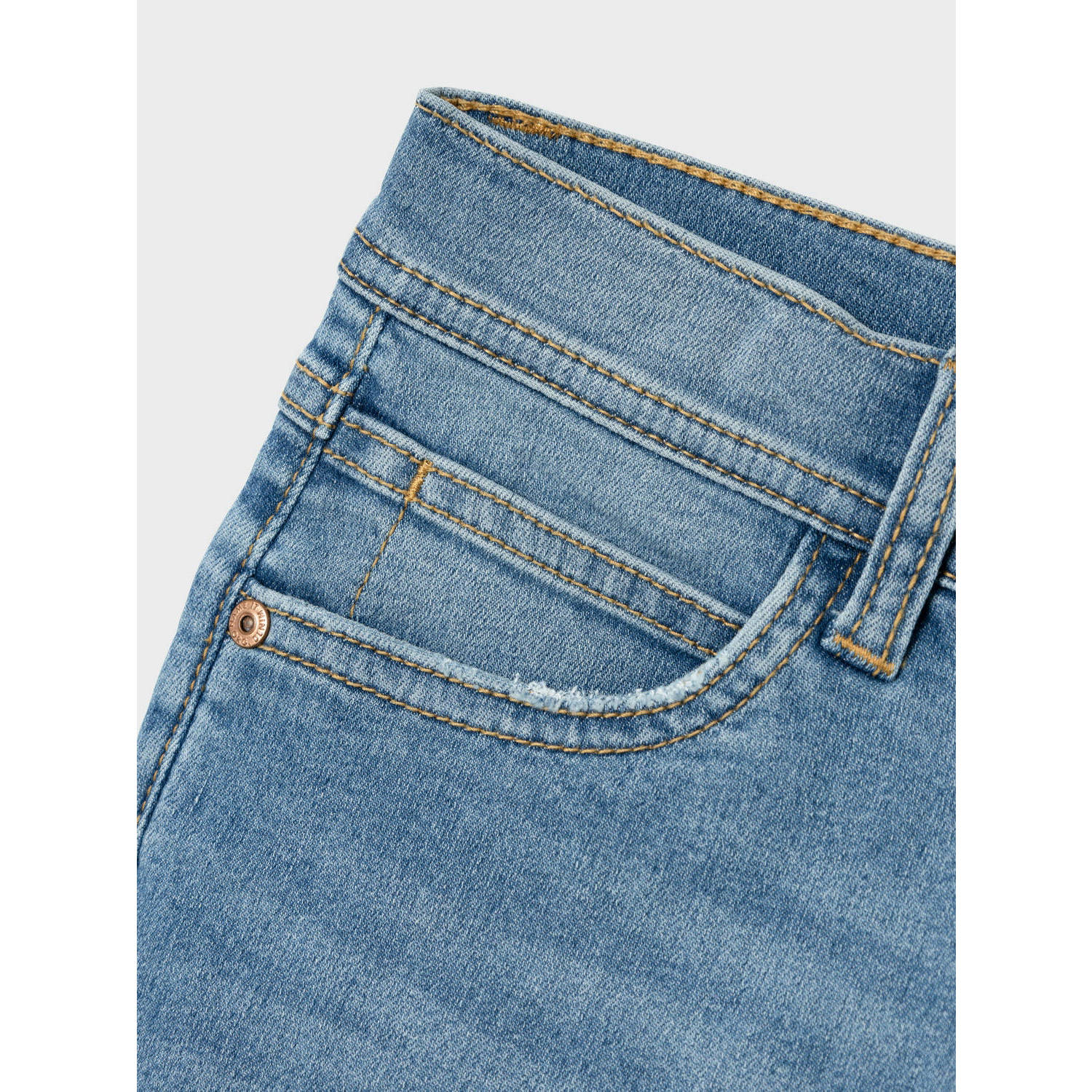 NAME IT KIDS slim fit jeans NMMSILAS medium blue denim