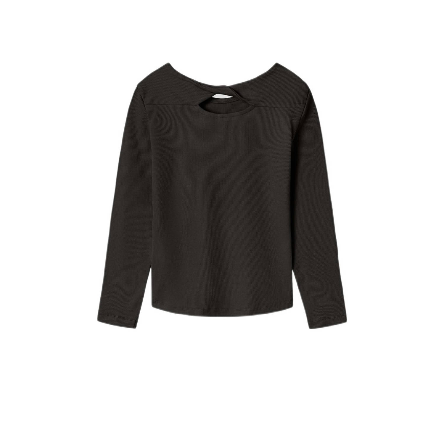 NAME IT KIDS longsleeve NKFLUTINE zwart