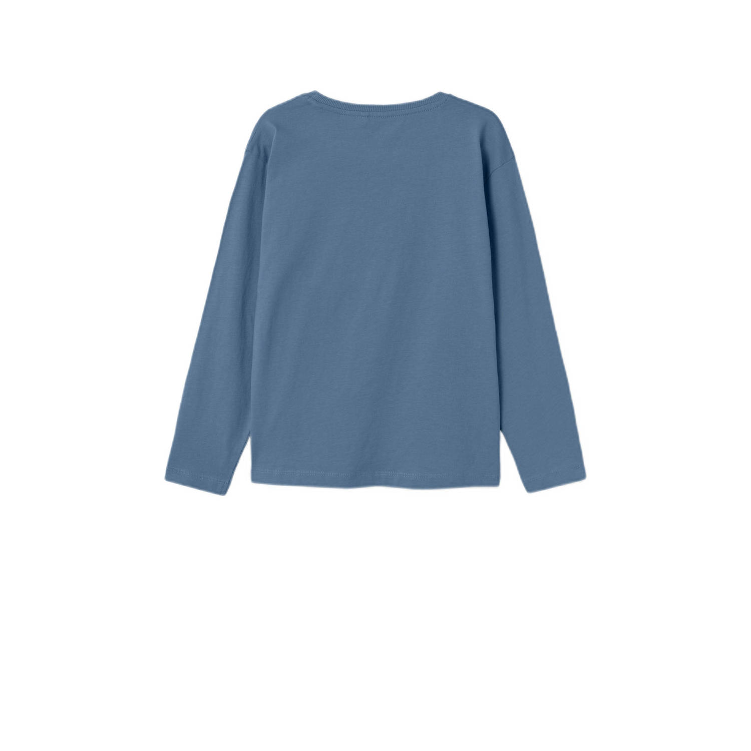 NAME IT KIDS longsleeve NKMVAGNO met printopdruk middenblauw