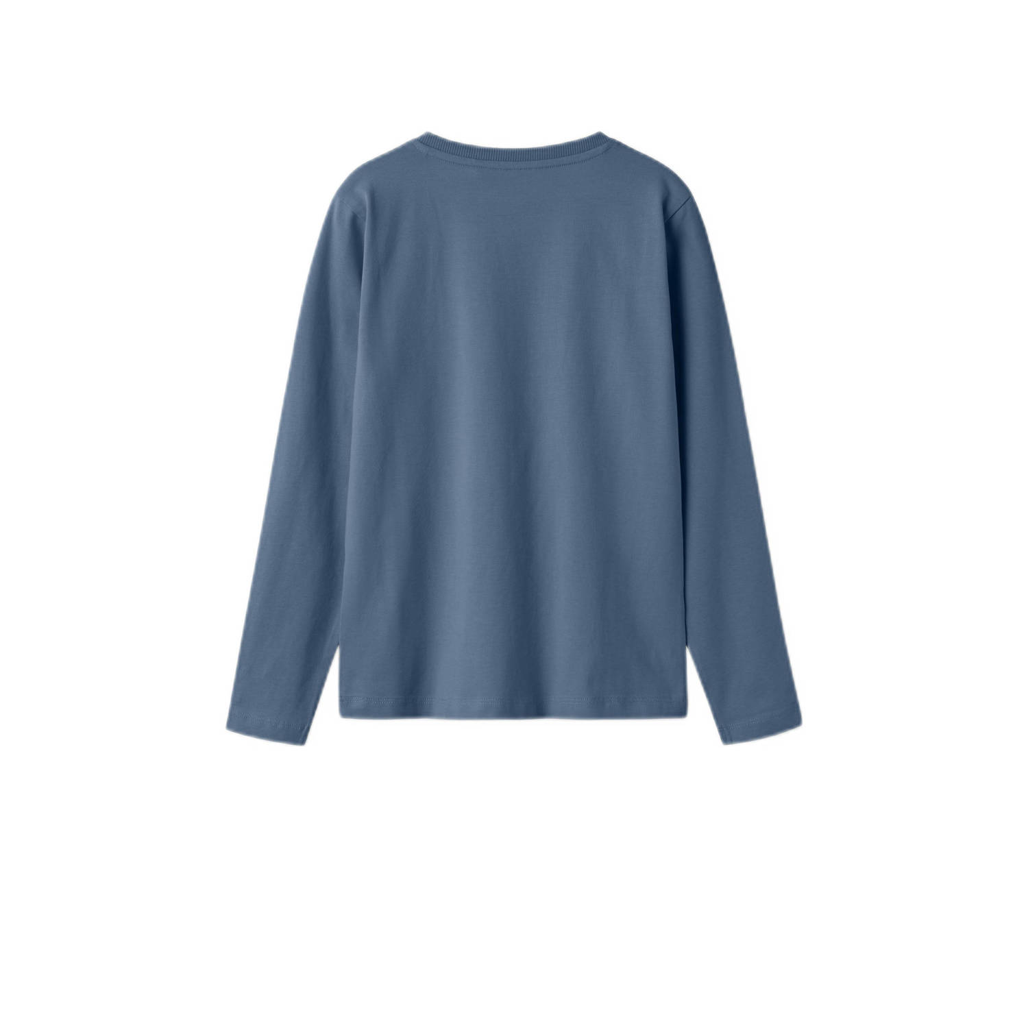 NAME IT KIDS longsleeve NKMVUX met printopdruk middenblauw