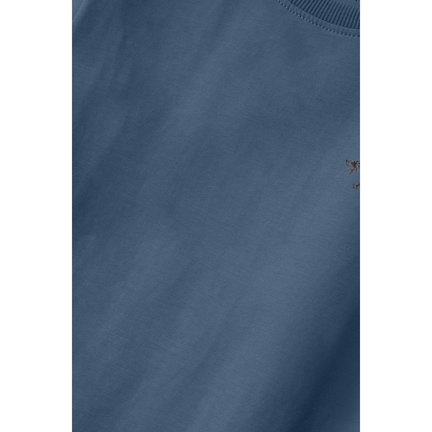 NAME IT KIDS longsleeve NKMVUX met printopdruk middenblauw