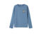 NAME IT KIDS longsleeve NKMVUX met printopdruk middenblauw