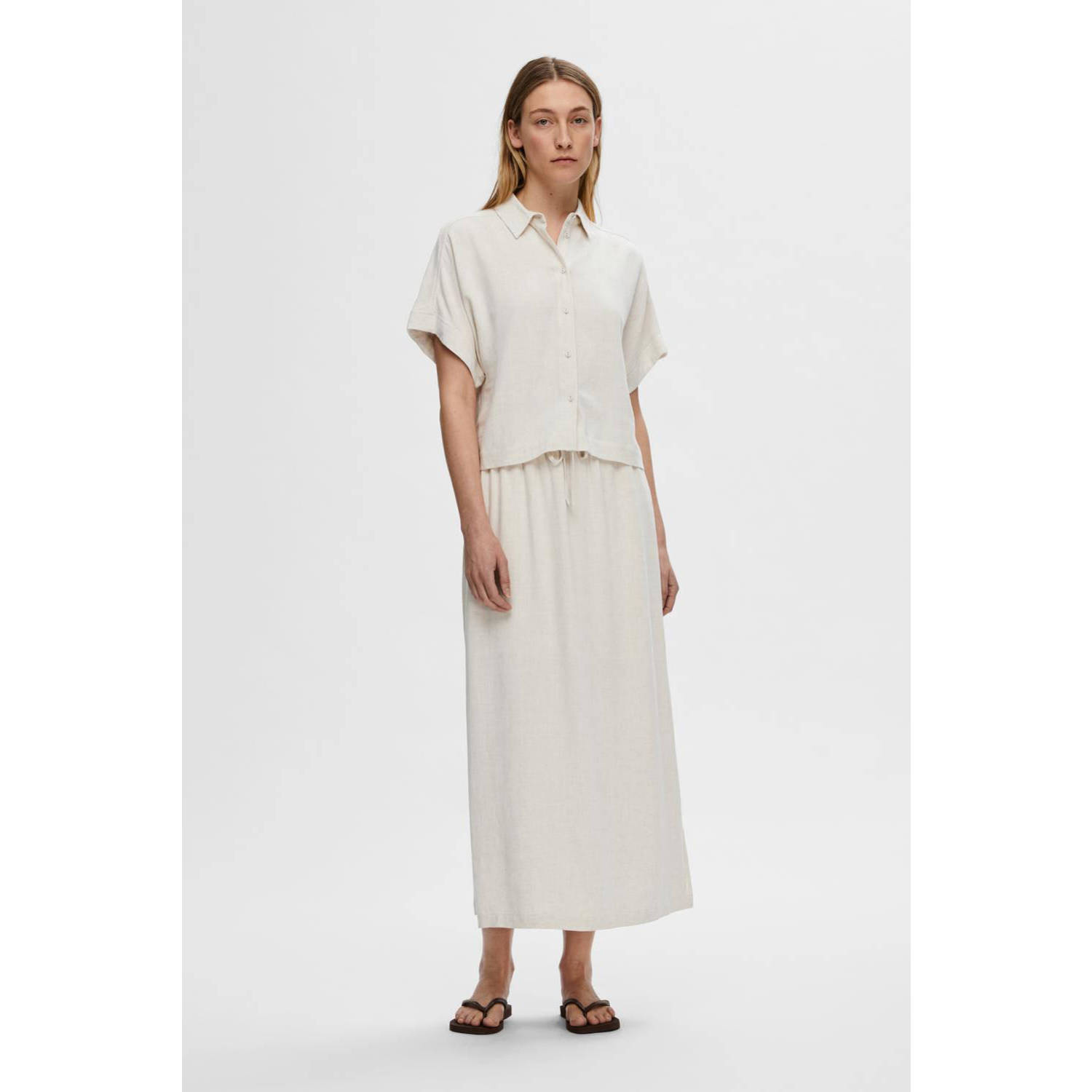 SELECTED FEMME blouse SLFVIVA ecru