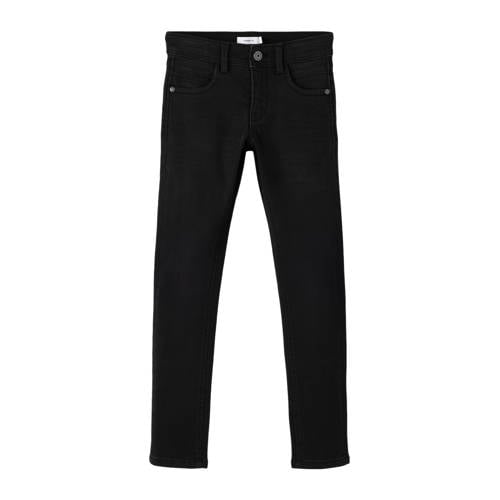NAME IT KIDS slim fit jeans NKMSILAS black afbeelding