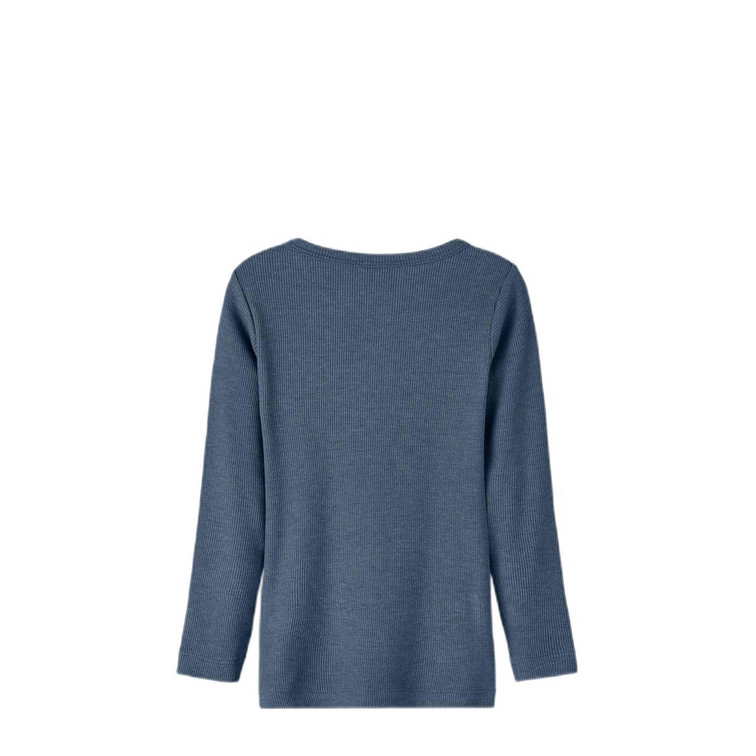 NAME IT MINI longsleeve NMMKAB blauw melange
