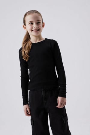 longsleeve NKFNAKAL zwart