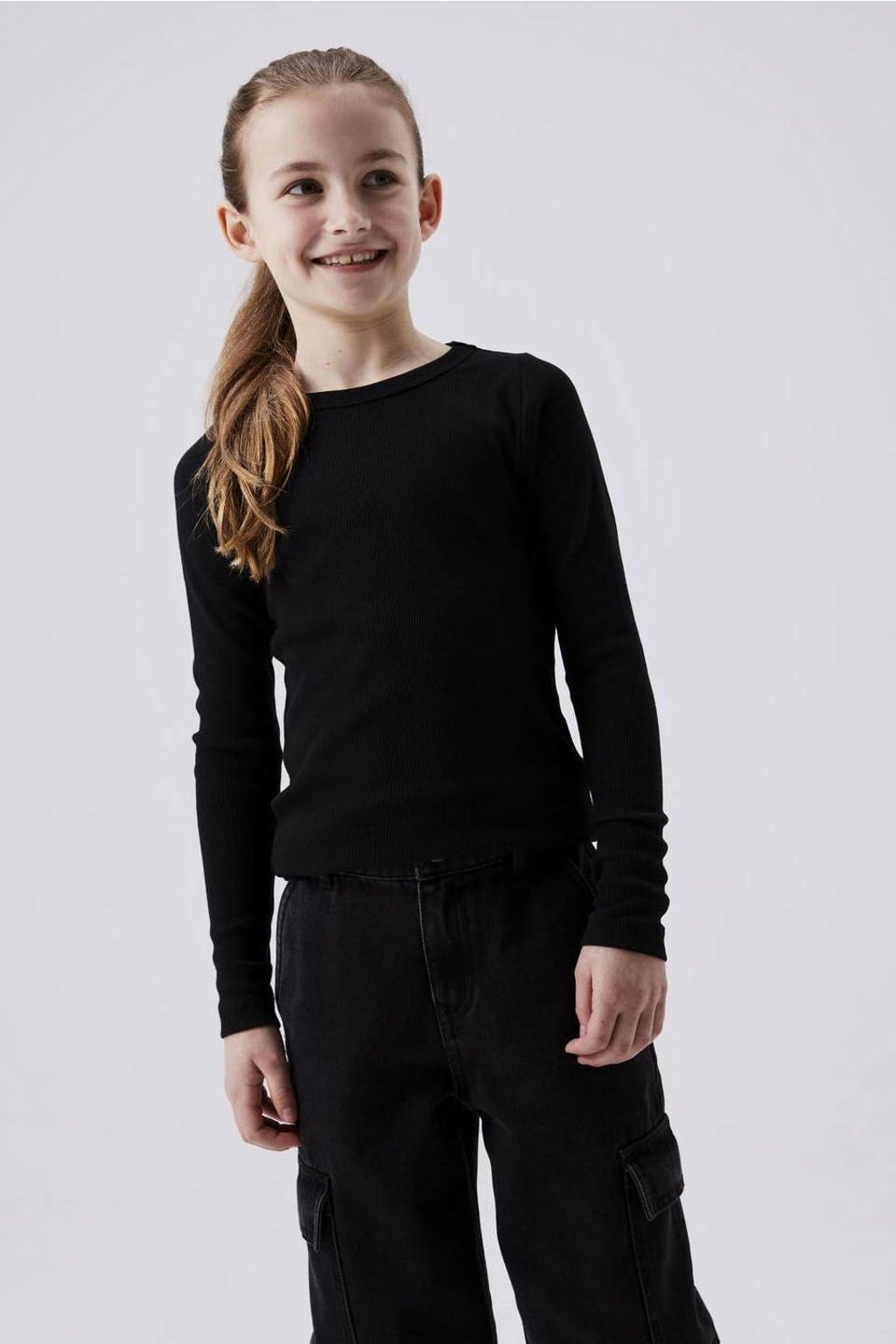NAME IT KIDS longsleeve NKFNAKAL zwart