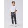 NAME IT KIDS regular fit cargobroek NKMRYAN donkergrijs